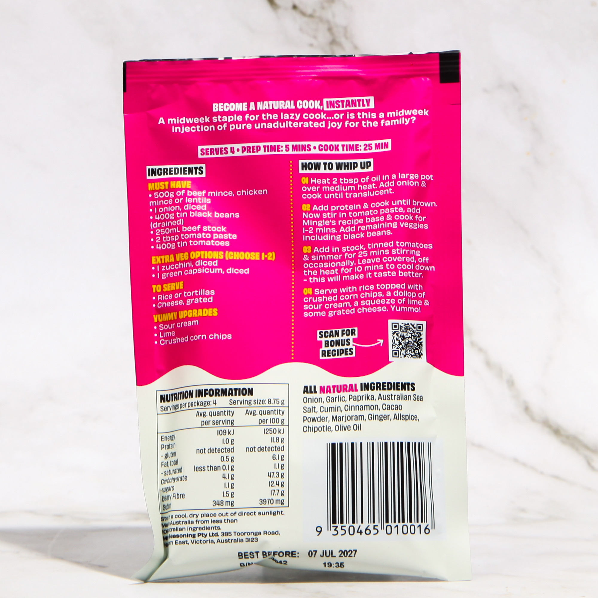 Chilli Con Carne spice blend - Mingle